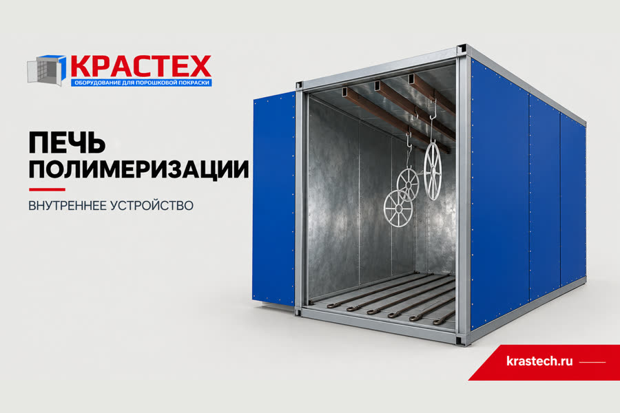Печь полимеризации для порошковой покраски КРАСТЕХ